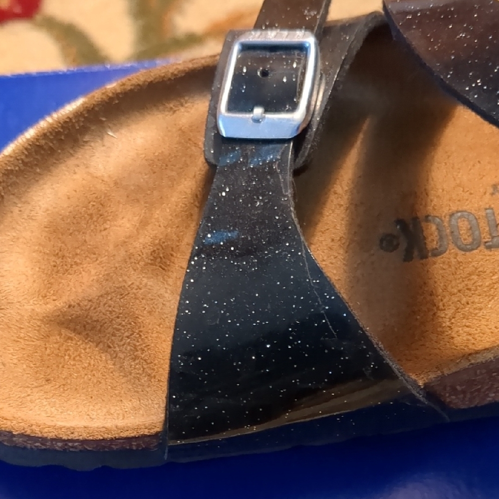 Birkenstock Salina Black Sandals with Adjustable Straps & Cork Footbed Size 37N - Picture 10 of 12